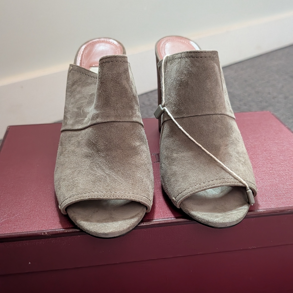 Bally Taupe Women's Mules
